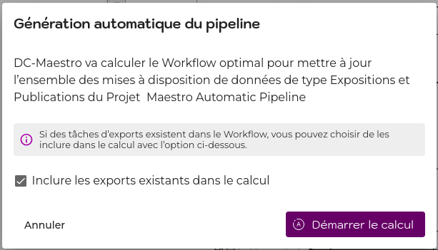 generation auto wf maestro